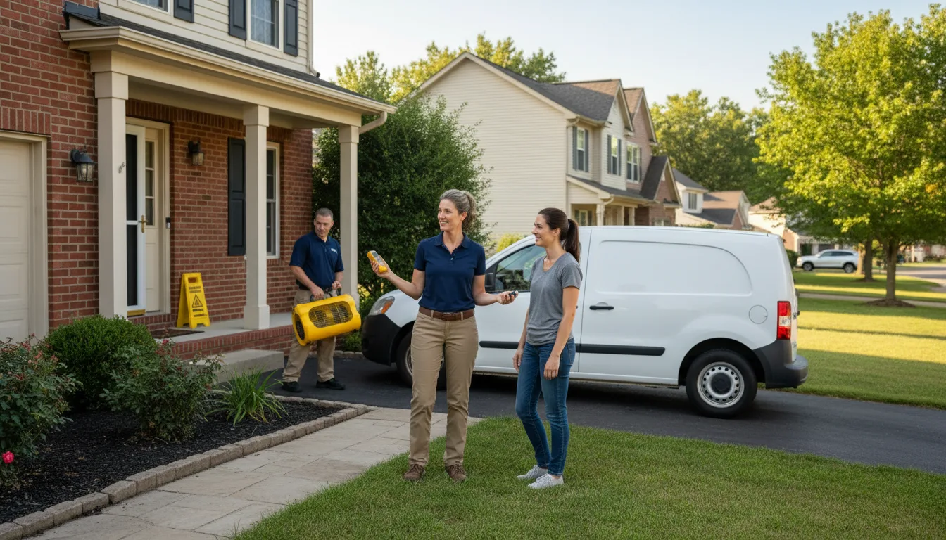 Residential water damage restoration in Roscoe, MT